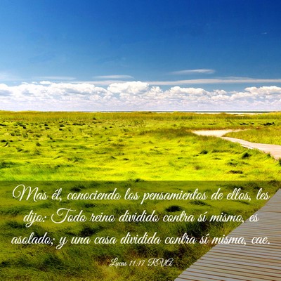 Picture 03 - Lucas 11:17 RVA - Mas él, conociendo los pensamientos de ellos, - Bible Verse Picture