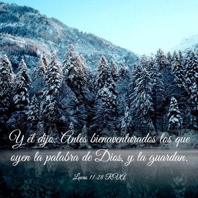 Picture 03 - Lucas 11:28 RVA - Y él dijo: Antes bienaventurados los que oyen la - Bible Verse Picture