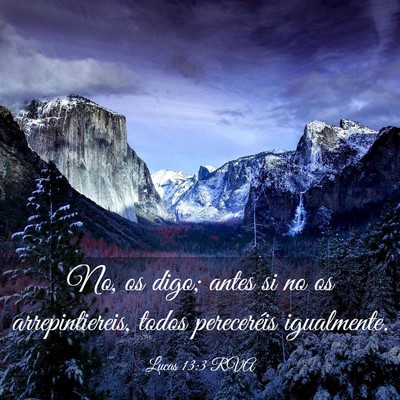 Picture 03 - Lucas 13:3 RVA - No, os digo; antes si no os arrepintiereis, todos - Bible Verse Picture