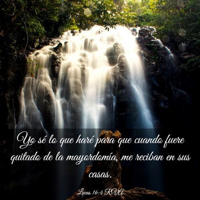 Picture 03 - Lucas 16:4 RVA - Yo sé lo que haré para que cuando fuere quitado - Bible Verse Picture