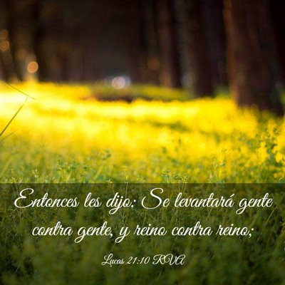 Picture 03 - Lucas 21:10 RVA - Entonces les dijo: Se levantará gente contra - Bible Verse Picture