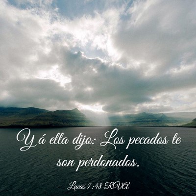 Picture 03 - Lucas 7:48 RVA - Y á ella dijo: Los pecados te son - Bible Verse Picture