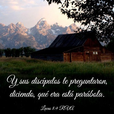 Picture 03 - Lucas 8:9 RVA - Y sus discípulos le preguntaron, diciendo, qué - Bible Verse Picture