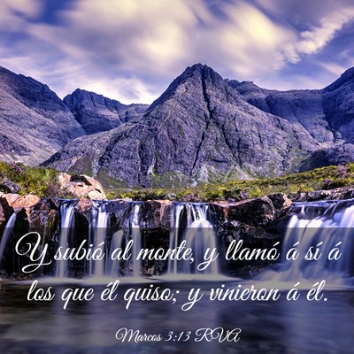 Picture 03 - Marcos 3:13 RVA - Y subió al monte, y llamó á sí á los que él - Bible Verse Picture