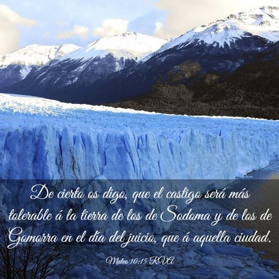 Picture 03 - Mateo 10:15 RVA - De cierto os digo, que el castigo será más - Bible Verse Picture