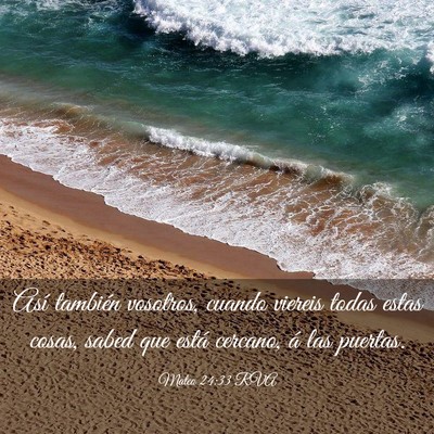 Picture 03 - Mateo 24:33 RVA - Así también vosotros, cuando viereis todas - Bible Verse Picture