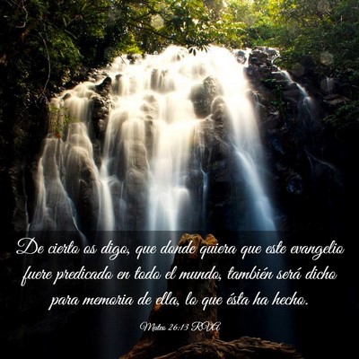 Picture 03 - Mateo 26:13 RVA - De cierto os digo, que donde quiera que este - Bible Verse Picture