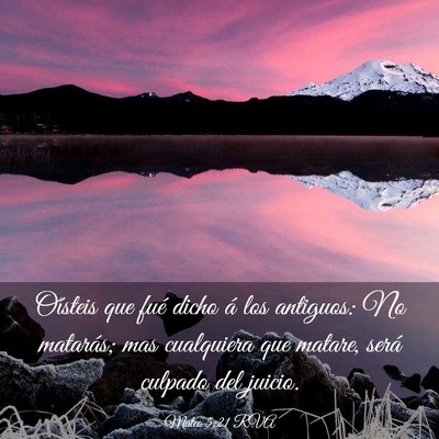Picture 03 - Mateo 5:21 RVA - Oísteis que fué dicho á los antiguos: No - Bible Verse Picture