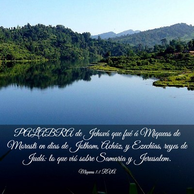 Picture 03 - Miqueas 1:1 RVA - PALABRA de Jehová que fué á Miqueas de Morasti - Bible Verse Picture