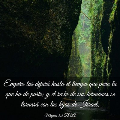 Picture 03 - Miqueas 5:3 RVA - Empero los dejará hasta el tiempo que para la - Bible Verse Picture