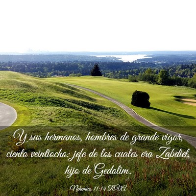 Picture 03 - Nehemías 11:14 RVA - Y sus hermanos, hombres de grande vigor, ciento - Bible Verse Picture