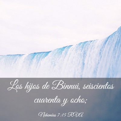Picture 03 - Nehemías 7:15 RVA - Los hijos de Binnui, seiscientos cuarenta y - Bible Verse Picture