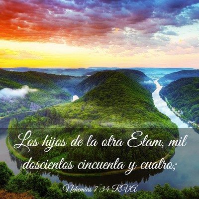 Picture 03 - Nehemías 7:34 RVA - Los hijos de la otra Elam, mil doscientos - Bible Verse Picture