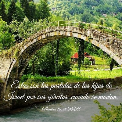 Picture 03 - Números 10:28 RVA - Estas son las partidas de los hijos de Israel por - Bible Verse Picture