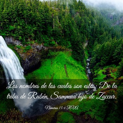 Picture 03 - Números 13:4 RVA - Los nombres de los cuales son estos: De la tribu - Bible Verse Picture