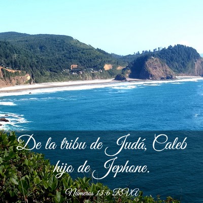 Picture 03 - Números 13:6 RVA - De la tribu de Judá, Caleb hijo de - Bible Verse Picture