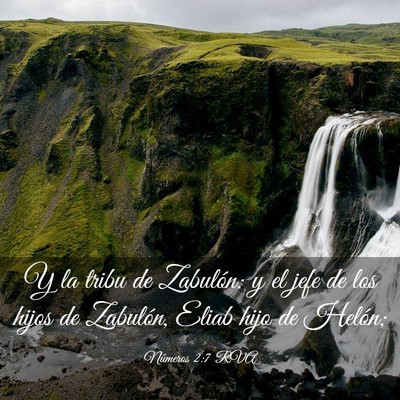 Picture 03 - Números 2:7 RVA - Y la tribu de Zabulón: y el jefe de los hijos de - Bible Verse Picture
