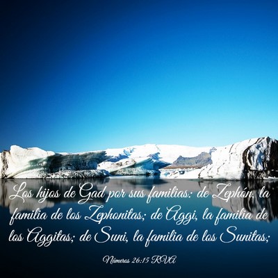 Picture 03 - Números 26:15 RVA - Los hijos de Gad por sus familias: de Zephón, la - Bible Verse Picture