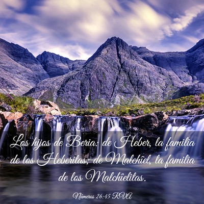 Picture 03 - Números 26:45 RVA - Los hijos de Beria: de Heber, la familia de los - Bible Verse Picture