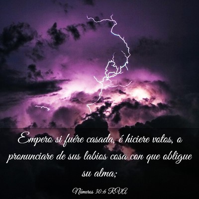 Picture 03 - Números 30:6 RVA - Empero si fuére casada, é hiciere votos, o - Bible Verse Picture