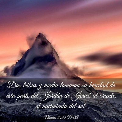 Picture 03 - Números 34:15 RVA - Dos tribus y media tomaron su heredad de esta - Bible Verse Picture
