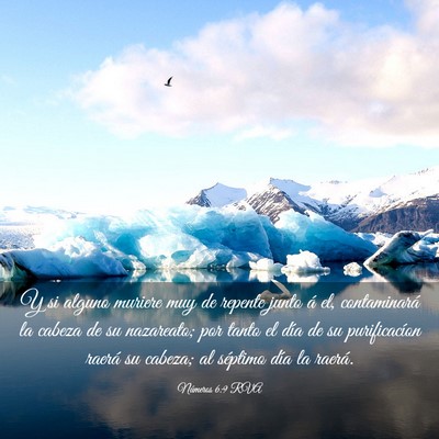 Picture 03 - Números 6:9 RVA - Y si alguno muriere muy de repente junto á el, - Bible Verse Picture