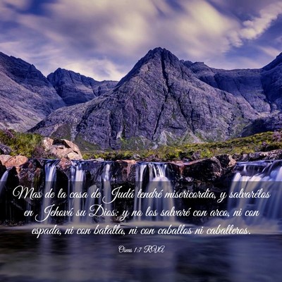 Picture 03 - Oseas 1:7 RVA - Mas de la casa de Judá tendré misericordia, y - Bible Verse Picture
