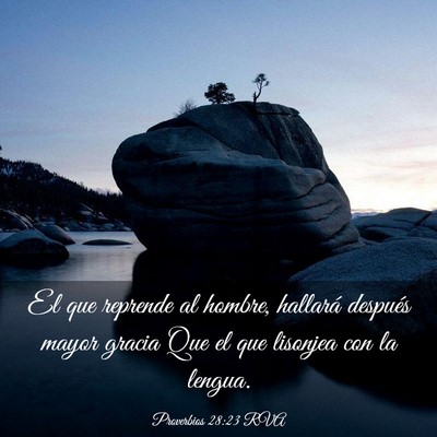 Picture 03 - Proverbios 28:23 RVA - El que reprende al hombre, hallará después - Bible Verse Picture