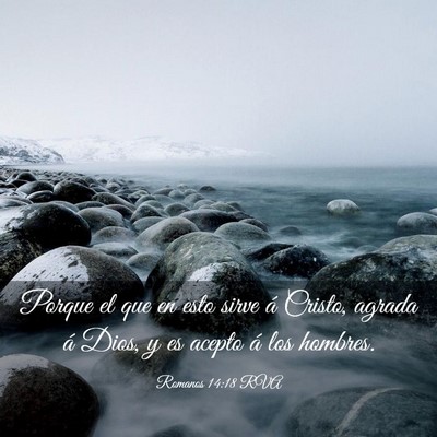 Picture 03 - Romanos 14:18 RVA - Porque el que en esto sirve á Cristo, agrada á - Bible Verse Picture