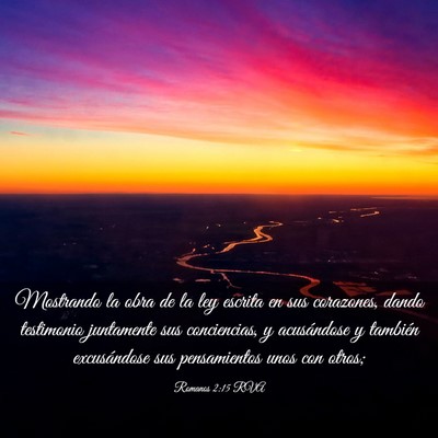 Picture 03 - Romanos 2:15 RVA - Mostrando la obra de la ley escrita en sus - Bible Verse Picture