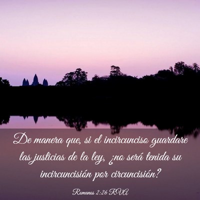 Picture 03 - Romanos 2:26 RVA - De manera que, si el incircunciso guardare las - Bible Verse Picture