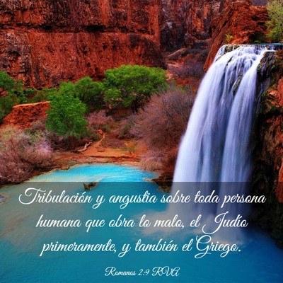 Picture 03 - Romanos 2:9 RVA - Tribulación y angustia sobre toda persona humana - Bible Verse Picture