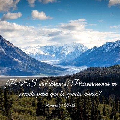 Picture 03 - Romanos 6:1 RVA - ¿PUES qué diremos? Perseveraremos en pecado - Bible Verse Picture