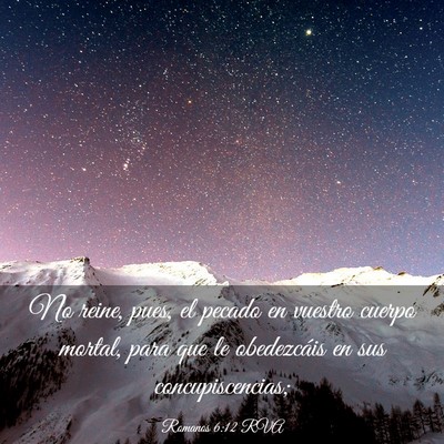 Picture 03 - Romanos 6:12 RVA - No reine, pues, el pecado en vuestro cuerpo - Bible Verse Picture
