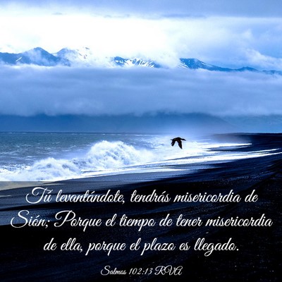 Picture 03 - Salmos 102:13 RVA - Tú levantándote, tendrás misericordia de - Bible Verse Picture