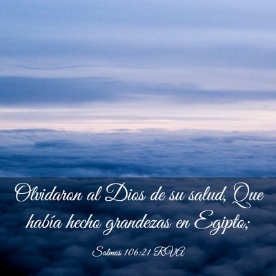 Picture 03 - Salmos 106:21 RVA - Olvidaron al Dios de su salud, Que había hecho - Bible Verse Picture