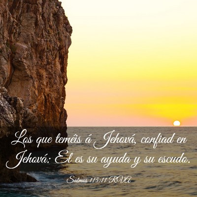 Picture 03 - Salmos 115:11 RVA - Los que teméis á Jehová, confiad en Jehová: - Bible Verse Picture