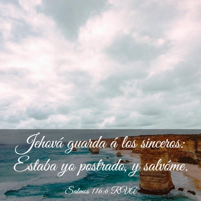 Picture 03 - Salmos 116:6 RVA - Jehová guarda á los sinceros: Estaba yo - Bible Verse Picture