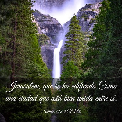Picture 03 - Salmos 122:3 RVA - Jerusalem, que se ha edificado Como una ciudad - Bible Verse Picture