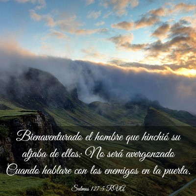 Picture 03 - Salmos 127:5 RVA - Bienaventurado el hombre que hinchió su aljaba - Bible Verse Picture