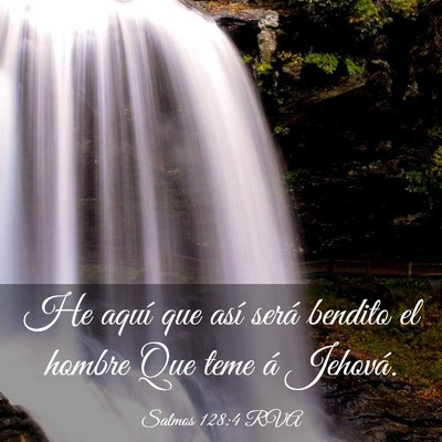 Picture 03 - Salmos 128:4 RVA - He aquí que así será bendito el hombre Que - Bible Verse Picture