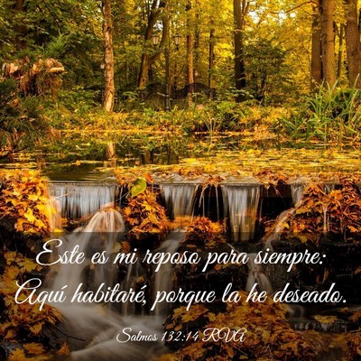 Picture 03 - Salmos 132:14 RVA - Este es mi reposo para siempre: Aquí habitaré, - Bible Verse Picture