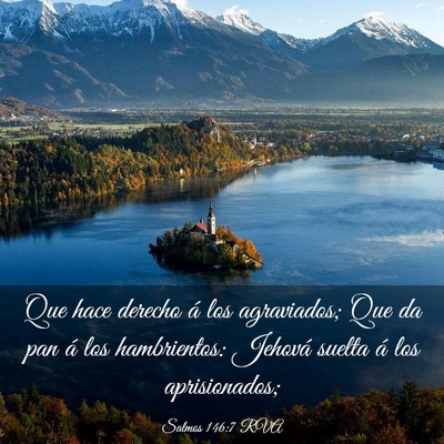 Picture 03 - Salmos 146:7 RVA - Que hace derecho á los agraviados; Que da pan á - Bible Verse Picture