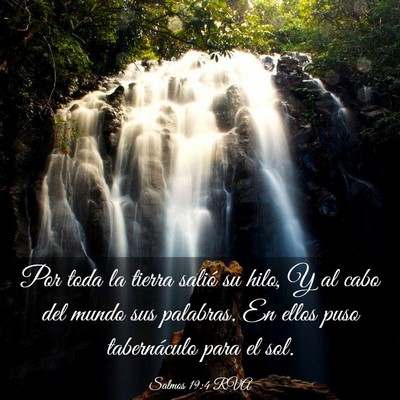 Picture 03 - Salmos 19:4 RVA - Por toda la tierra salió su hilo, Y al cabo del - Bible Verse Picture