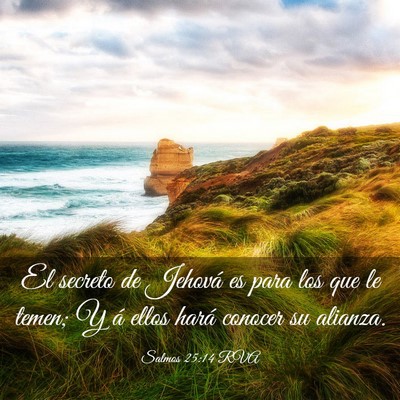 Picture 03 - Salmos 25:14 RVA - El secreto de Jehová es para los que le temen; Y - Bible Verse Picture