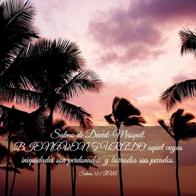 Picture 03 - Salmos 32:1 RVA - Salmo de David: Masquil. BIENAVENTURADO aquel - Bible Verse Picture