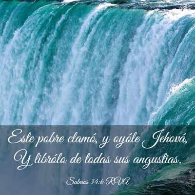 Picture 03 - Salmos 34:6 RVA - Este pobre clamó, y oyóle Jehová, Y librólo - Bible Verse Picture