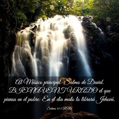 Picture 03 - Salmos 41:1 RVA - Al Músico principal: Salmo de David. - Bible Verse Picture