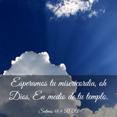 Picture 03 - Salmos 48:9 RVA - Esperamos tu misericordia, oh Dios, En medio de - Bible Verse Picture