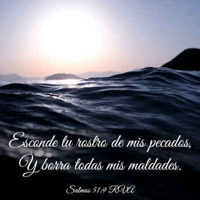 Picture 03 - Salmos 51:9 RVA - Esconde tu rostro de mis pecados, Y borra todas - Bible Verse Picture